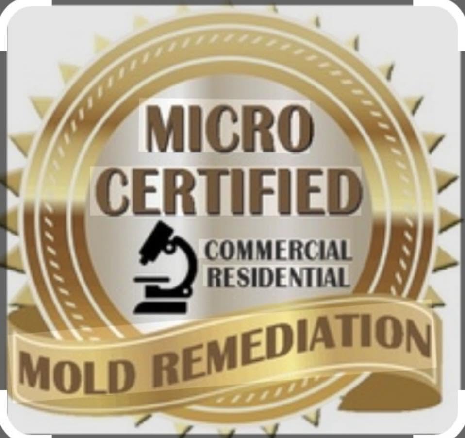 MICRO Certified Mold Remediation seal, commercial and residential